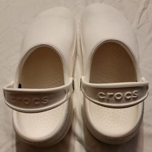 White Crocs Unisex W8 M6